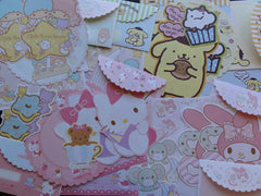 Sanrio Hello Kitty My Melody Purin Little Twin Stars Letter Papers + Envelopes Theme Set