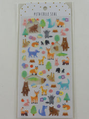 Cute Kawaii Crux Forest Nature Animal Fall Season Sticker Sheet - for Journal Planner Craft