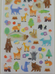 Cute Kawaii Crux Forest Nature Animal Fall Season Sticker Sheet - for Journal Planner Craft