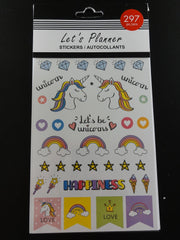 Cute Kawaii Planner Sticker Book - for Journal Diary Agenda Organizer Scrapbook