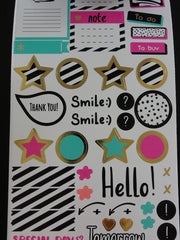 Cute Kawaii Planner Sticker Book - for Journal Diary Agenda Organizer Scrapbook