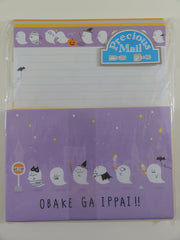 Cute Kawaii Kamio Ghost Halloween Obake Letter Set Pack - Stationery Penpal Writing Paper Envelope