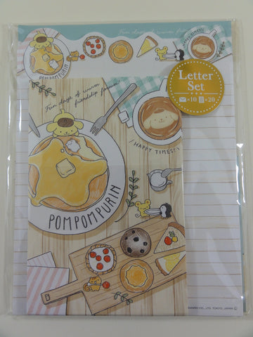 Cute Kawaii Sanrio Pom Pom Purin Dog Letter Set Pack - Stationery Penpal Writing Paper Envelope