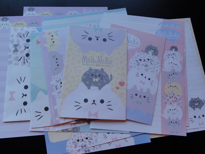 z Q-Lia MaruNeko Cat Letter Sets