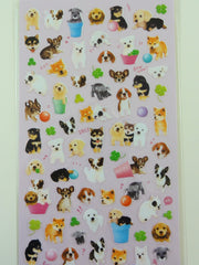 Cute Kawaii Mind Wave Dogs Puppies Sticker Sheet - for Journal Planner Craft