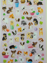 Cute Kawaii Mind Wave Dogs Puppies Sticker Sheet - for Journal Planner Craft