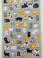 Cute Kawaii Mind Wave Cat Kitten Sticker Sheet - for Journal Planner Craft