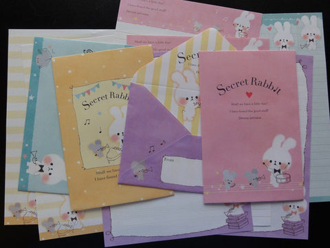z Kamio Secret Rabbit Time Letter Sets