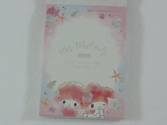 Cute Kawaii Sanrio My Melody Sea Shells Mini Notepad / Memo Pad - Stationery Design Writing Collection