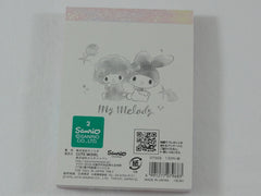 Cute Kawaii Sanrio My Melody Sea Shells Mini Notepad / Memo Pad - Stationery Design Writing Collection