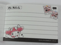 Cute Kawaii Sanrio My Melody Cafe Coffee Donut Mini Notepad / Memo Pad - Stationery Design Writing Collection