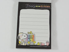 Cute Kawaii Snoopy Enjoy Life Drinks Mini Notepad / Memo Pad - Stationery Design Writing Collection