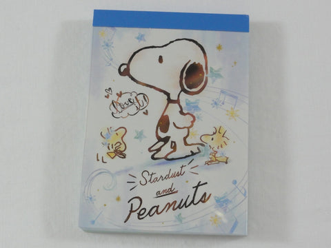 Cute Kawaii Snoopy Stardust Love It Mini Notepad / Memo Pad - Stationery Design Writing Collection