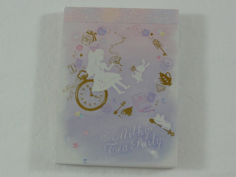 Cute Kawaii Q-Lia Fairy Tale Princess Alice Milky Tea Party Mini Notepad / Memo Pad - Stationery Designer Writing Paper