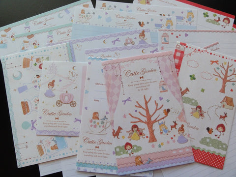 Crux Cutie Garden Princess Fairy Tale Letter Sets