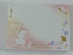 Cute Kawaii Q-Lia Fairy Tale Princess Alice Milky Tea Party Mini Notepad / Memo Pad - Stationery Designer Writing Paper