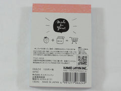 Cute Kawaii Kamio Strawberry Milk Fruit Drink Mini Notepad / Memo Pad - Stationery Designer Writing Paper Collection
