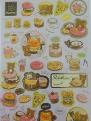 Cute Kawaii San-X Rilakkuma Deli Sticker Sheet - B Doughnuts - for Journal Planner Craft