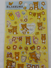 Cute Kawaii San-X Rilakkuma Classics Sticker Sheet - B - for Journal Planner Craft
