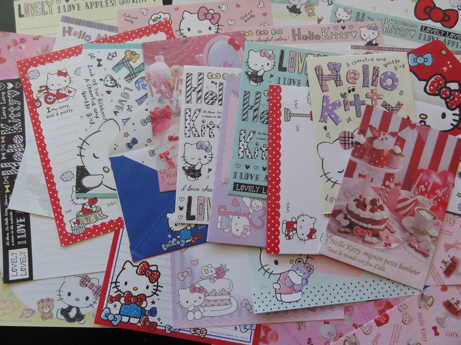 Sanrio Hello Kitty Letter Paper + Envelope Theme Set