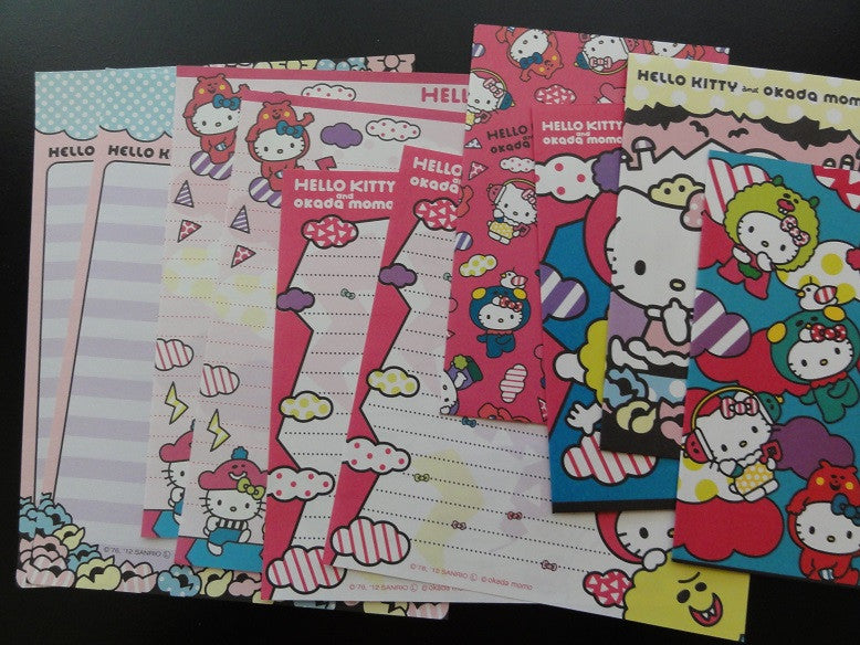 Sanrio Hello Kitty Okada Momo Letter Sets