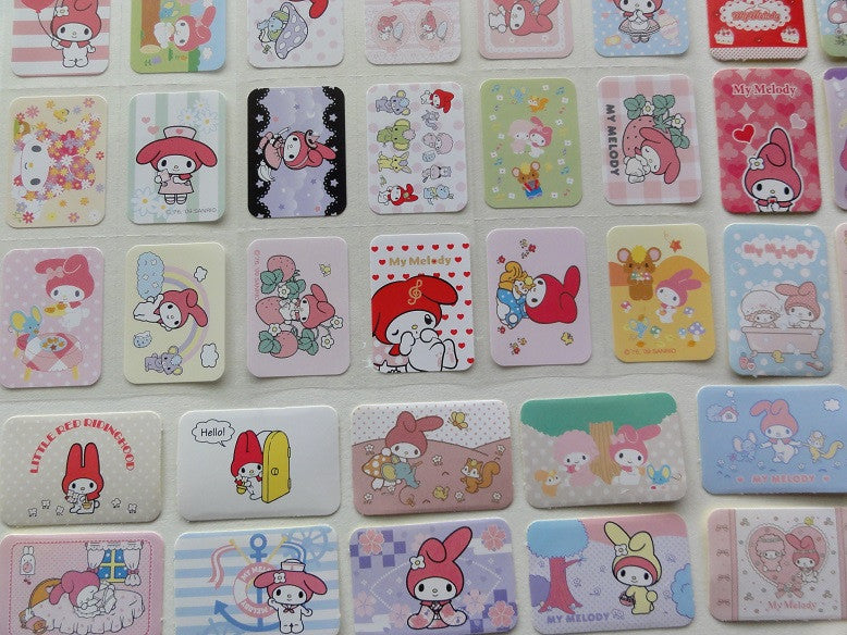 Sanrio My Melody Flake Sack Stickers - 38 pcs