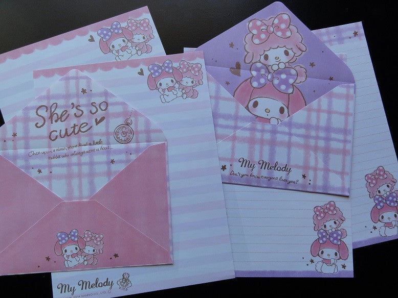 z Sanrio My Melody She's so Cute Letter Sets
