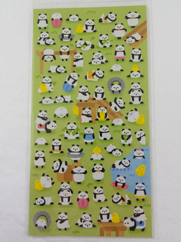 Cute Kawaii Mind Wave Panda Bear Sticker Sheet - for Journal Planner Craft