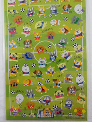Cute Kawaii Mindwave Soccer Fun Dogs Sticker Sheet - for Journal Planner Craft