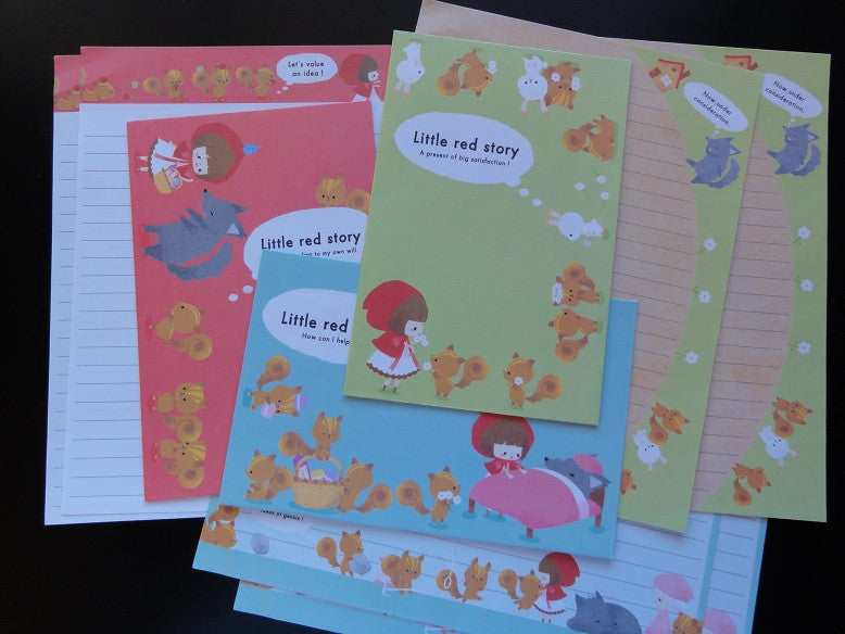 z Kamio Little Red Story Letter Sets