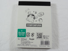 Kawaii Cute Sanrio Pom Pom Purin Mini Notepad / Memo Pad 2018 - B - Stationery Design Writing Collection
