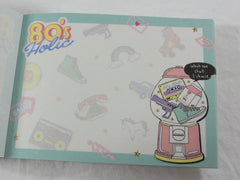 Cute Kawaii Crux 80's Holic Music Fun Gumball Mini Notepad / Memo Pad - Stationery Designer Paper Collection