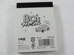 Cute Kawaii Crux 80's Holic Music Fun Gumball Mini Notepad / Memo Pad - Stationery Designer Paper Collection