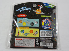 Cute Kawaii Mind Wave Space Travel Planet Astronaut Star Dream Universe Boy Flake Stickers Sack - for Journal Agenda Planner Scrapbooking Craft