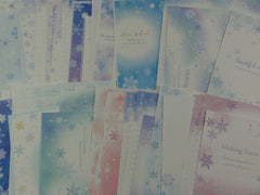 Cute Kawaii Winter Snow theme Letter Paper + Envelope Theme Set