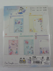 Cute Kawaii Crux Penguin Stars Kirakirarium Letter Set Pack - Stationery Writing Paper Penpal Collectible