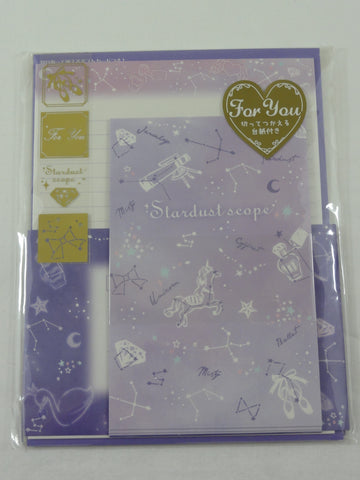 Cute Kawaii Kamio Stardust Letter Set Pack - Stationery Writing Paper Penpal Collectible