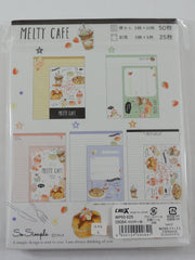 Cute Kawaii Crux Cafe Coffee Time Letter Set Pack - Stationery Writing Paper Penpal Collectible