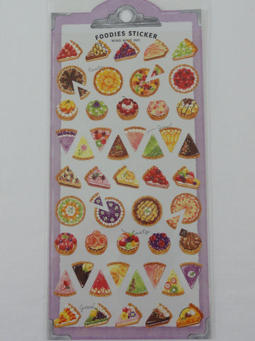Cute Kawaii Mindwave Foodies Sticker Sheet - H - Fruit Pie - for Journal Planner Craft