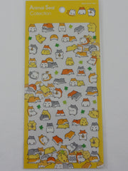 Cute Kawaii Mind Wave Hamster Pet Clover Sticker Sheet - for Journal Planner Craft