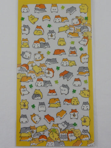 Cute Kawaii Mind Wave Hamster Pet Clover Sticker Sheet - for Journal Planner Craft