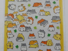 Cute Kawaii Mind Wave Hamster Pet Clover Sticker Sheet - for Journal Planner Craft