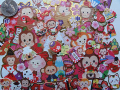 Year of Monkey Japan Washi Flake Stickers