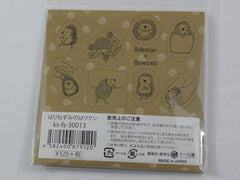 Cute Kawaii Hedgehog Craft Paper Flake Stickers Sack - Shinzi Katoh Japan - for Journal Agenda Planner Scrapbooking Craft