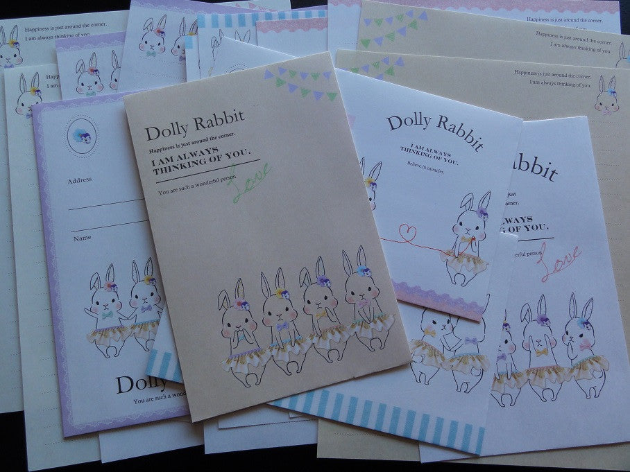 Crux Dolly Rabbit Letter Sets