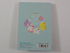 Cute Kawaii Q-Lia Healthy Fruity Sweet Milk Days MIDI 3.5 x 5 in Notepad / Memo Pad - A - Stationery Designer Paper Collection