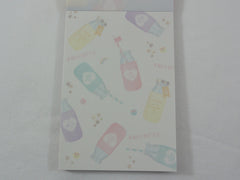 Cute Kawaii Q-Lia Healthy Fruity Sweet Milk Days MIDI 3.5 x 5 in Notepad / Memo Pad - B - Stationery Designer Paper Collection