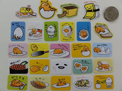 Sanrio Gudetama Egg Flake Sack Stickers - 25 pcs