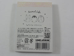 Cute Kawaii Kamio Hedgehog Dog Cat Pet Mini Notepad / Memo Pad - Stationery Designer Paper Collection