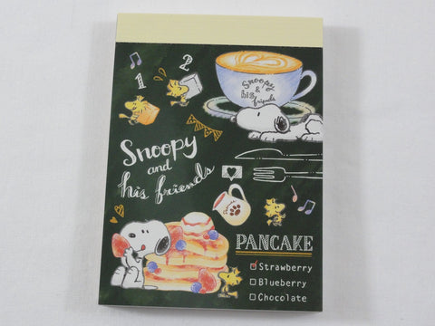 Cute Kawaii Snoopy Cafe Mini Notepad / Memo Pad - Stationery Designer Writing Paper Collection
